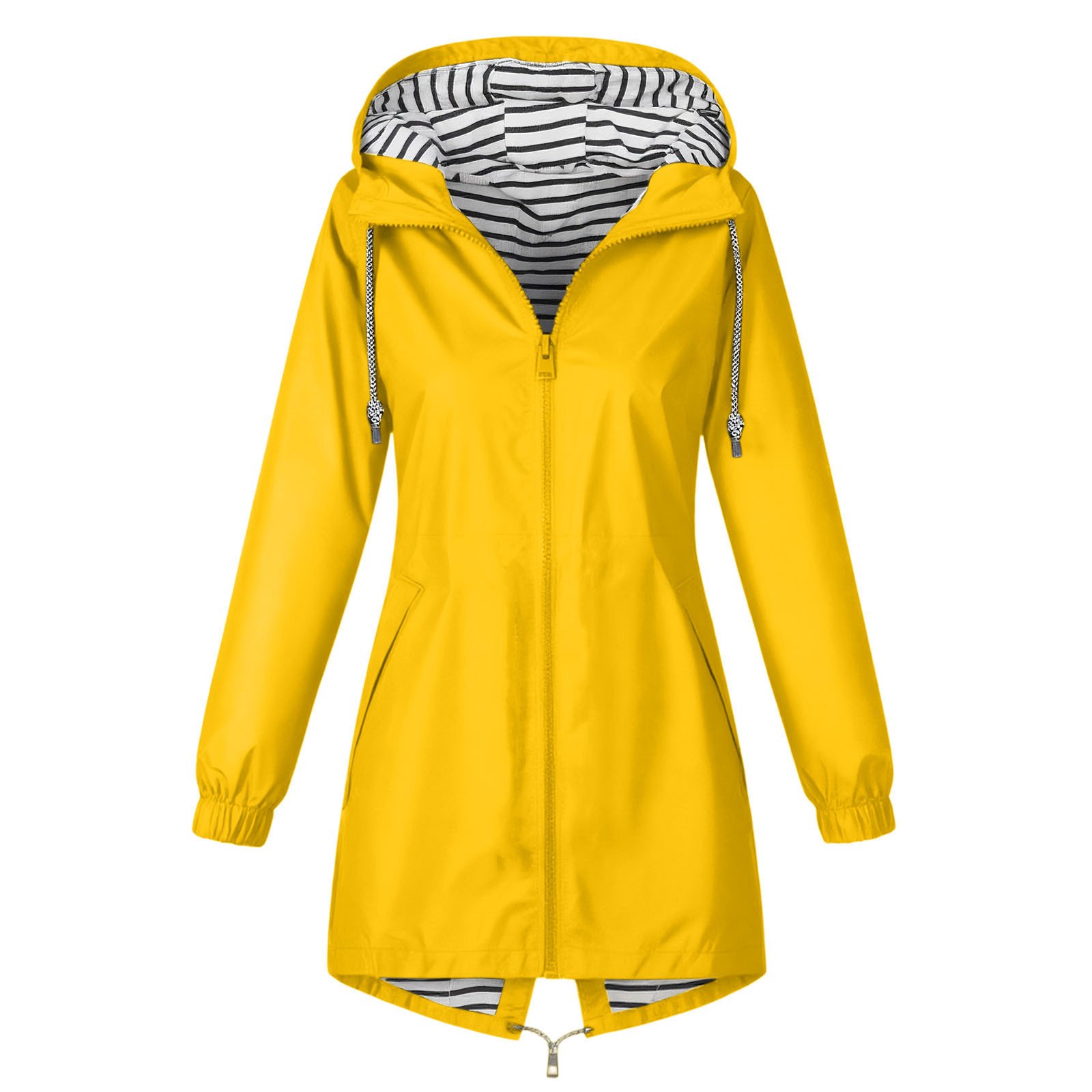 European And American Womens Trench Coat Windproof Jacket - Image 10