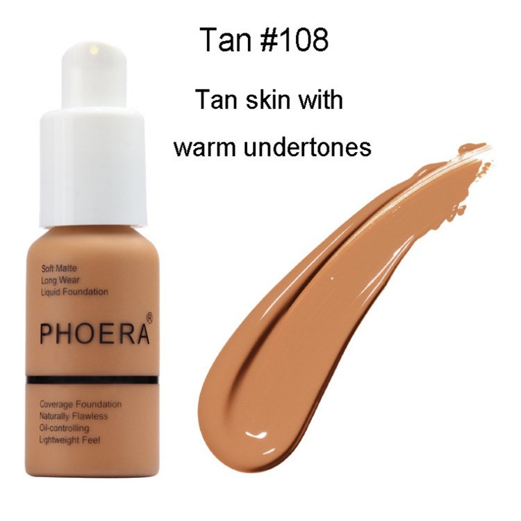 Explosive Press Type Oil Control Natural Colour Matte Concealer Foundation Cream - Image 3