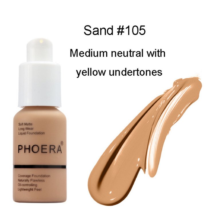 Explosive Press Type Oil Control Natural Colour Matte Concealer Foundation Cream - Image 7