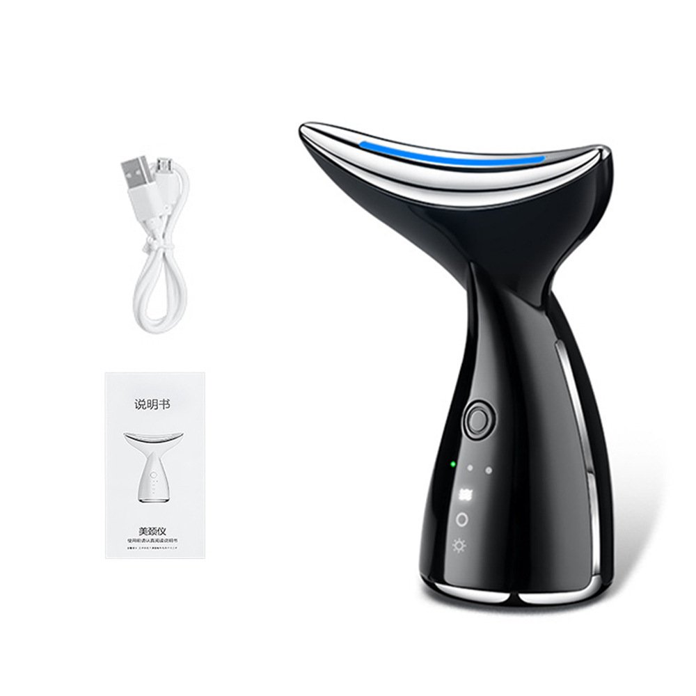 EMS Microcurrent Neck Face Beauty Device With 3 Colours LED Photon Therapy Skin Tightening Reduce Double Chin Face Lifting Devices - Image 4