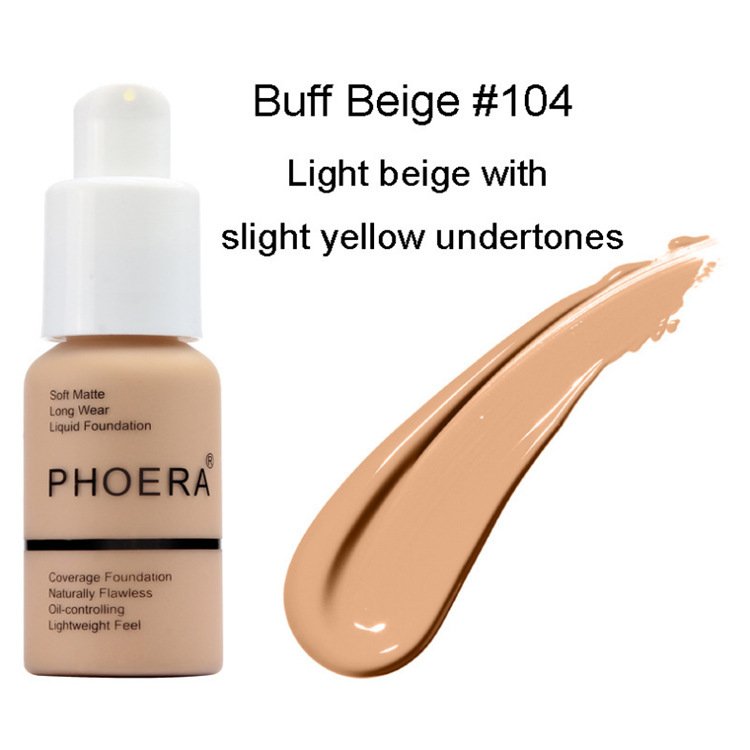 Explosive Press Type Oil Control Natural Colour Matte Concealer Foundation Cream - Image 4