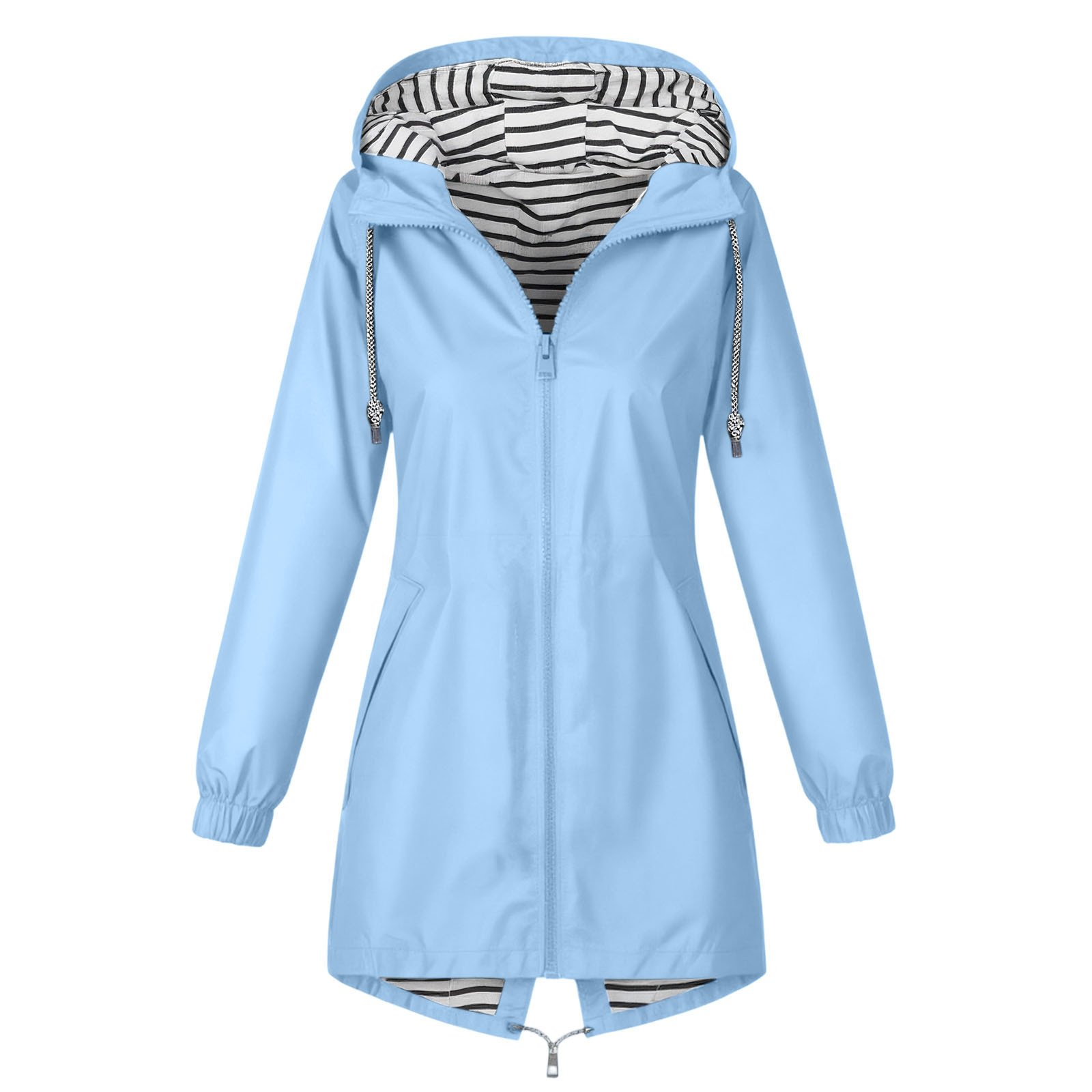 European And American Womens Trench Coat Windproof Jacket - Image 2