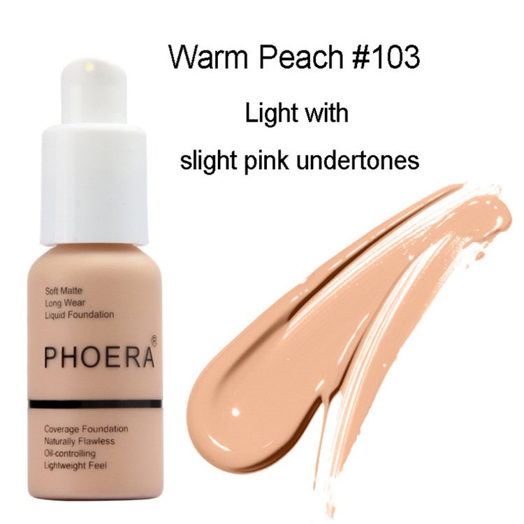 Explosive Press Type Oil Control Natural Colour Matte Concealer Foundation Cream - Image 9