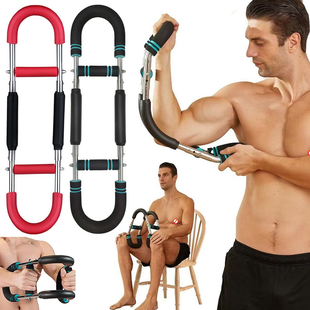 Multi-functional U-shaped Arm Strengthener Chest Trainer Adjustable Forearm Strength Exerciser Home Gym Equipment - Image 2