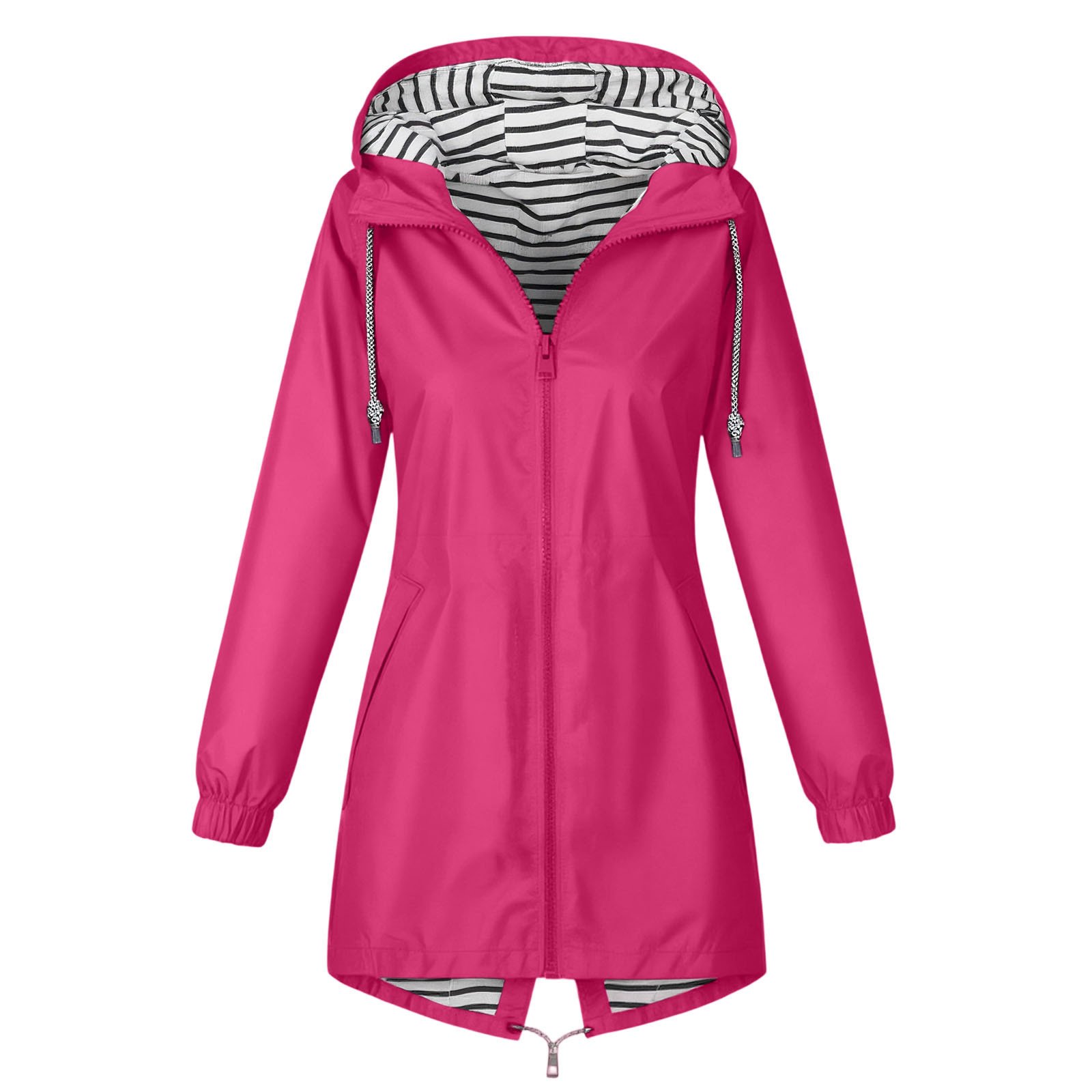 European And American Womens Trench Coat Windproof Jacket - Image 5