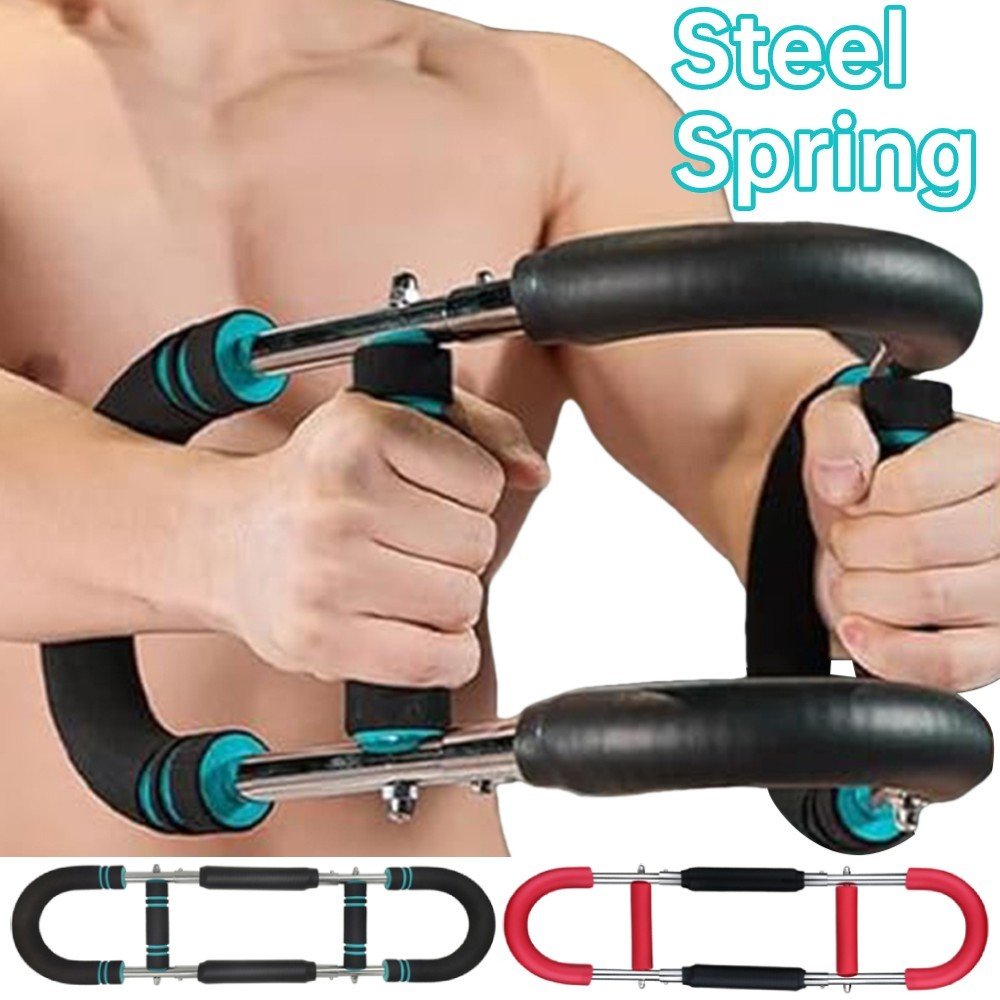 Multi-functional U-shaped Arm Strengthener Chest Trainer Adjustable Forearm Strength Exerciser Home Gym Equipment - Image 7